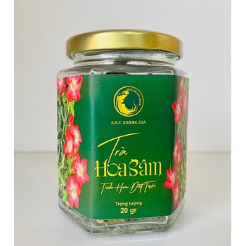 TRÀ HOA SÂM BỐ CHÍNH HOÀNG GIA HỘP 20GRAM