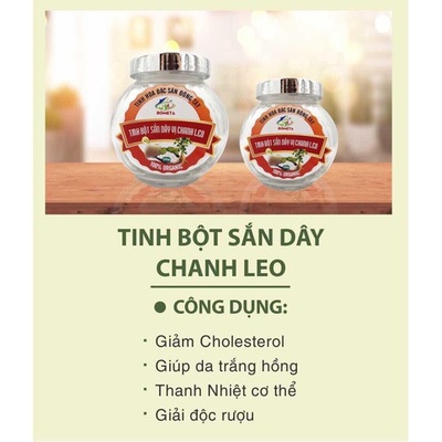 Tinh bột sắn dây chanh leo