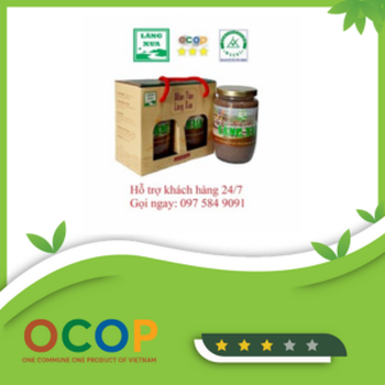 Mắm tôm Làng Xưa hộp 2 hũ thủy tinh 400g