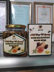 Mật ong Vũ Quang ngâm hoa đu đủ 300ml